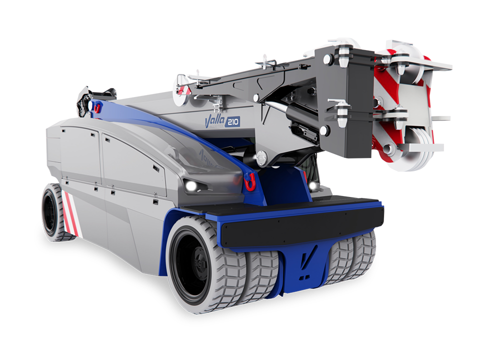 Valla V210R - new generation mini cranes