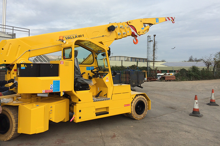Valla 180E is delivered – to beef up mini crane hire fleet - Valla Cranes